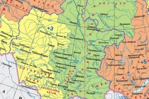 Основные районы Абакана, на которые влияет комендантский час
