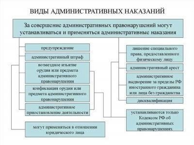 Основные виды наказаний за фальсификацию документов при административных правонарушениях